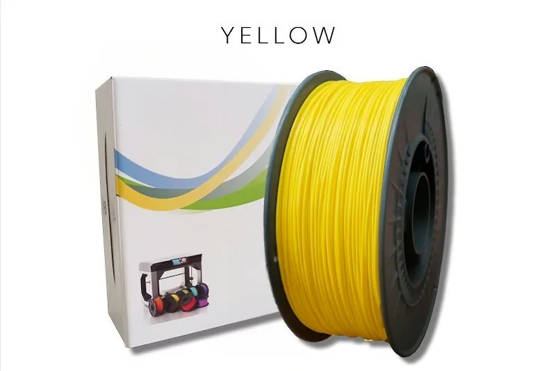 Filamento PLA 1Kg 2,85 PLA Amarelo 1018