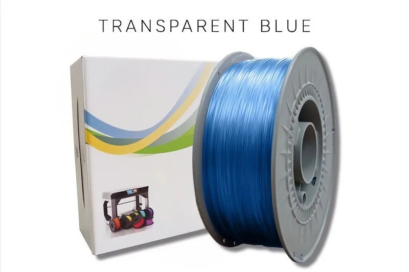 Filamento PETG 1Kg 1,75 Azul Translúcido