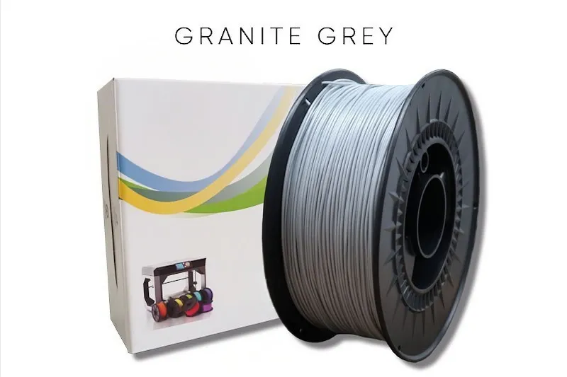 Filamento PETG 1Kg 1,75 Granito Cinza